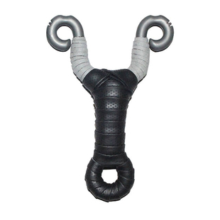 传统纯手工石洗304不锈钢冷弯大虾弹弓 户外竞技大手一把抓弹弓