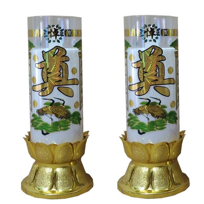 供灯祭祀LED电蜡烛杰能电池插电