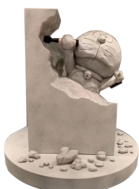 机器猫雕像玩具摆件石雕