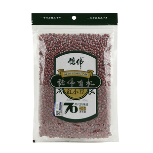 德伟有机红小豆严选红豆沙东北粗粮五谷杂粮400g真空包装