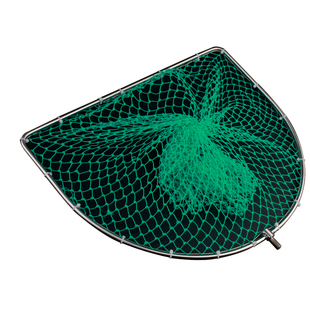 不锈钢实心抄网头钢圈螺丝8mm超轻结实大物钓鱼手工编织抄网兜圈