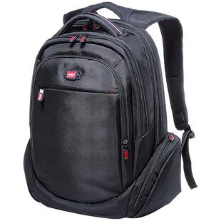 亨得利密码锁防盗防水商务电脑包尼龙双肩包男旅行背包女多格层