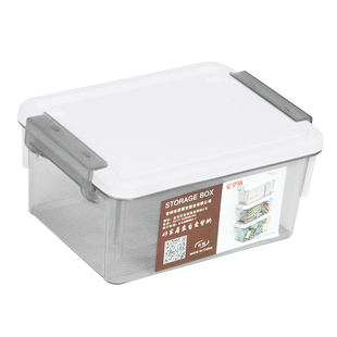 收纳箱收纳家用塑料小号整理箱有盖储物箱子柜子杂物衣服零食储存