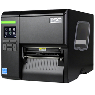 TSC台半MA3410P工业型条码标签打印机条形码二维码UPC亚银PET铜版纸pp合成纸合格证不干胶碳带300DPI热转印