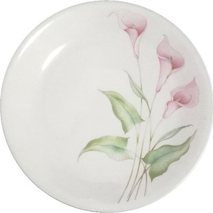 美国进口康宁耐热玻璃餐具百合鱼盘深浅汤碟长条方盘分割盘