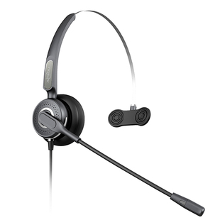 艾特欧A310降噪话务耳机客服专用耳麦呼叫中心思科亿联IP电话可用