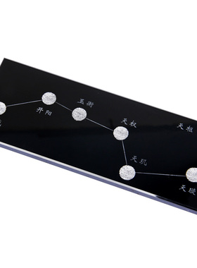 蓝色北斗七星阵水晶球