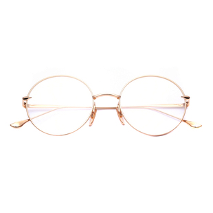 DITA眼镜框女郑秀文同款日本手造男复古金丝圆框光学近视架DTX506