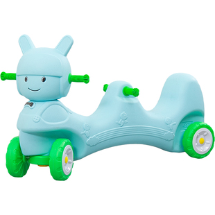 幼儿园双人团队协力车儿童协作户外玩具车器械滑行车感统训练器材