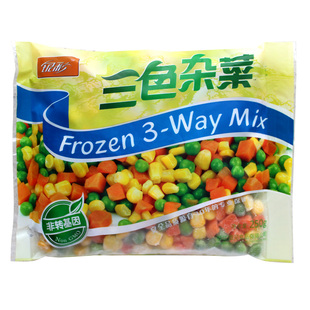 银河食品三色什锦冷冻蔬菜商用餐饮批发零售