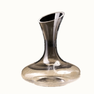 无铅水晶玻璃大中小号带把斜口醒酒器家用个性葡萄酒倒酒器包邮