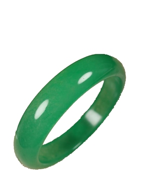 冰种手镯石英岩玉绿色冰透