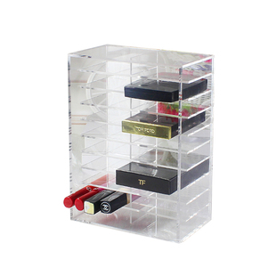 20盘眼影收纳盒彩妆工具收纳盒透明亚克力眼影腮红TF收纳整理盒子