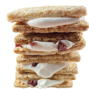 台湾工艺网红燕麦牛轧方块酥牛扎糖魔鬼饼干原味 12个装276g 包邮