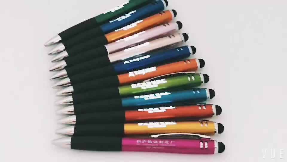 Plastic Multifunction Led Light Pen With Touch Screen And Customized