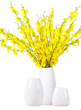 景德镇陶瓷客厅装饰品干花花艺