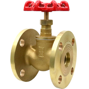 黄铜法兰截止阀开关2寸3寸dn50 80 100自来水管道全铜水阀门厂家