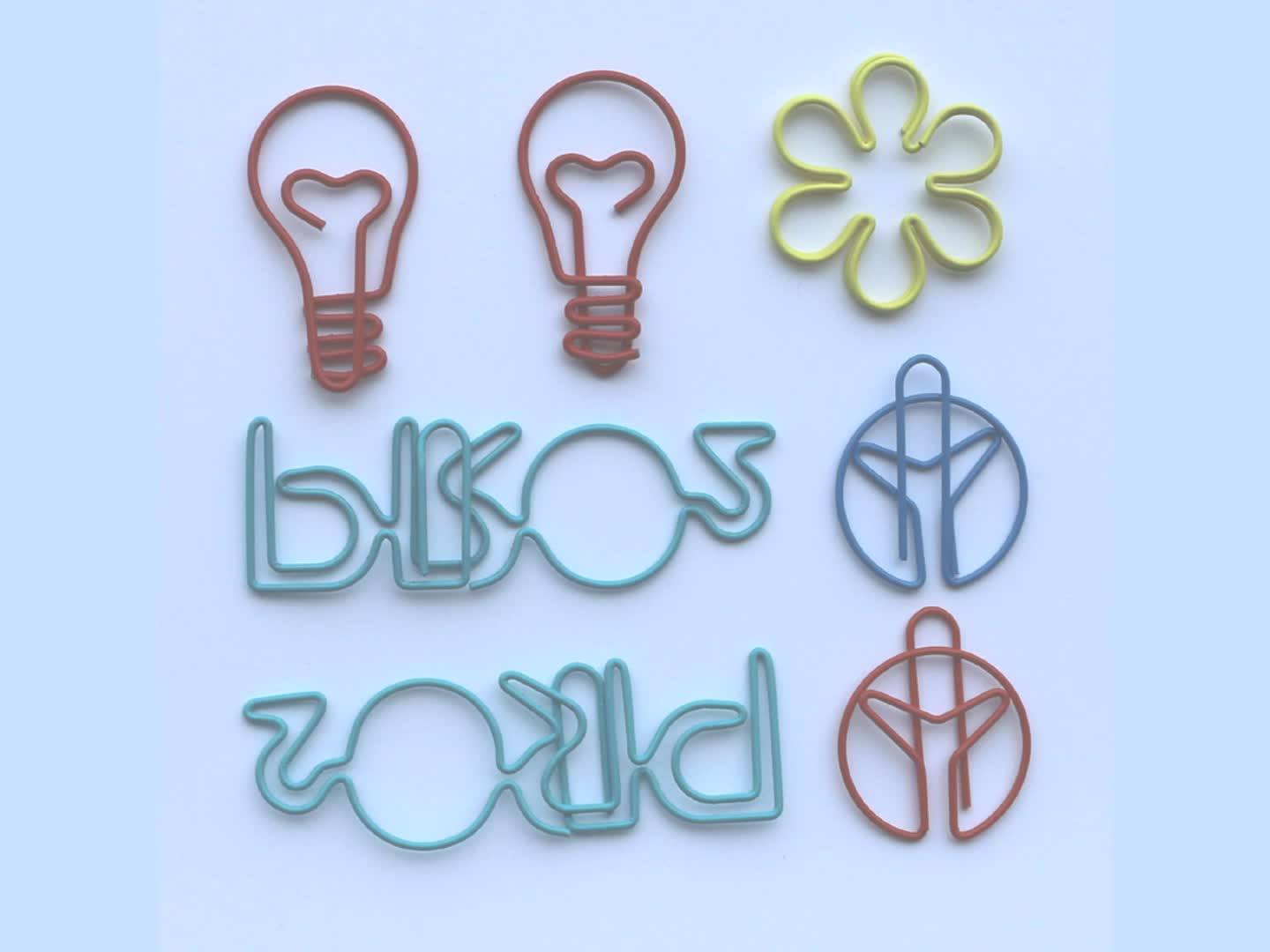 Custom Designer Metal Paper Clips Letter Shaped Paper Clips Buy Paper