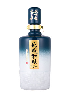 板城烧锅和顺1956纯粮39度白酒