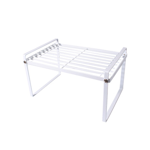 【sksrui】铁艺双层调料架厨房用品置物架落地小百货收纳架