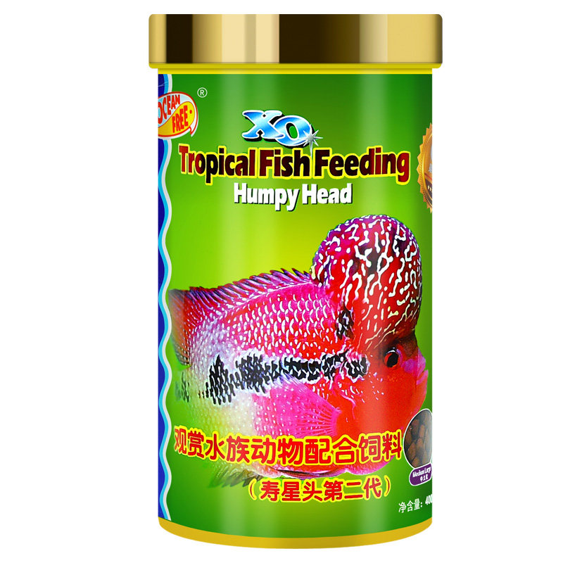 傲深罗汉鱼饲料寿星头红瑞神二代