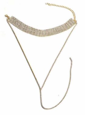 CHOKER欧美流行水钻日韩短款项链