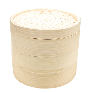 竹蒸笼竹制家用笼屉商用馒头包子蒸笼加深加高无胶水竹编竹子蒸屉