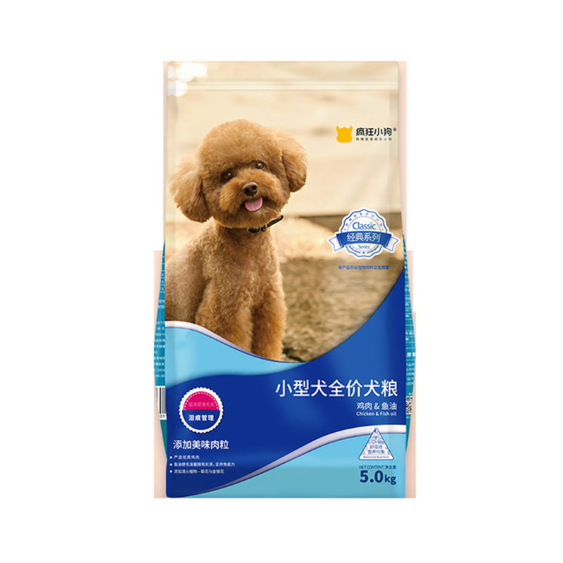 疯狂的小狗狗粮10斤装通用型泰迪比熊博美雪纳瑞小型犬幼犬成犬粮