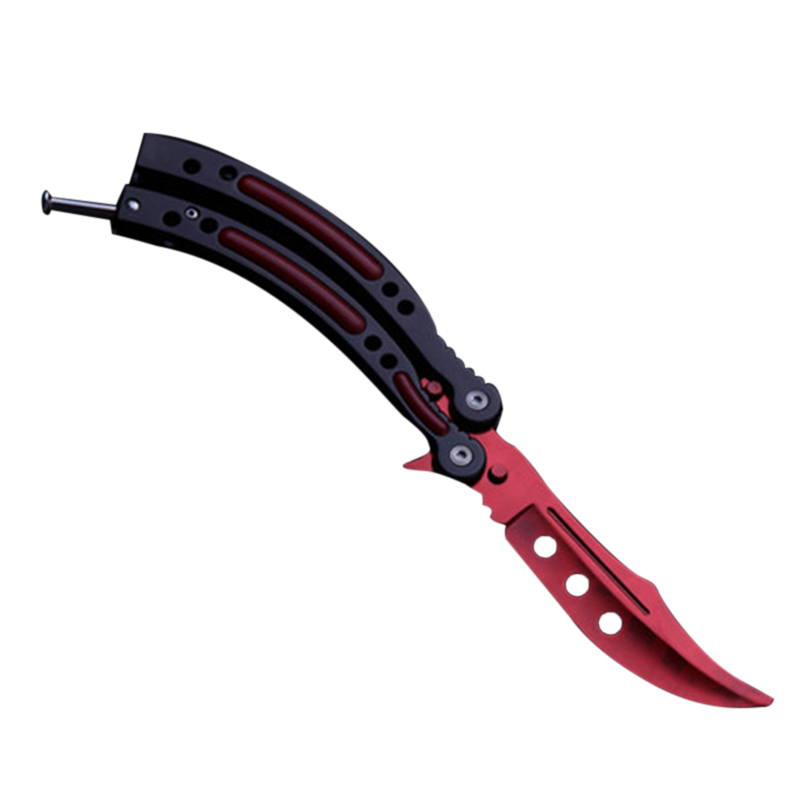 csgo蝴蝶刀高硬度折叠成人防身