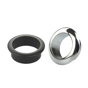 办公电脑桌线孔盖金属穿线孔盖 家具孔洞穿线盒 圆形走电线装饰圈