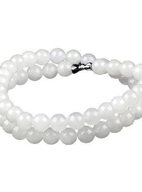 羊脂白玉证书新年礼物项链