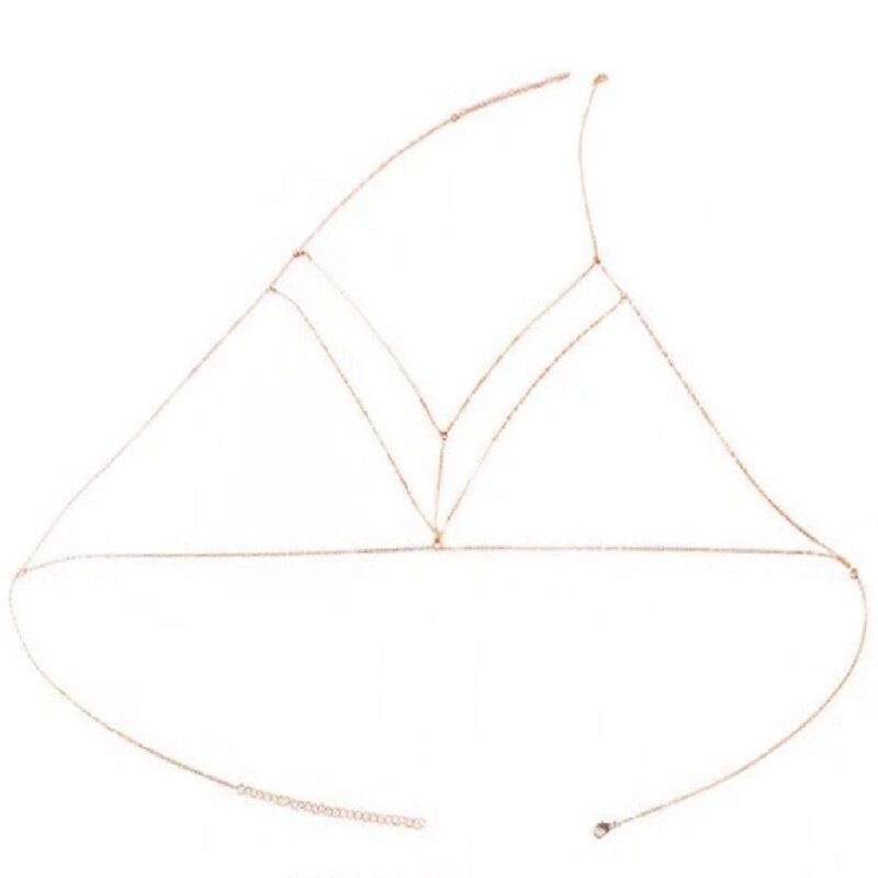 欧美饰品几何身体链