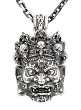 松岩原创大黑天男士霸气风吊坠