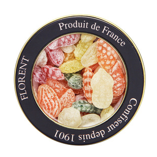 包邮法国进口零食礼物盒 水果糖果 Florent费罗伦 水果沙拉糖220g