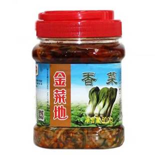 2025年新菜金菜地香菜心500g克安徽马鞍山黄池特产酱菜咸菜桶装
