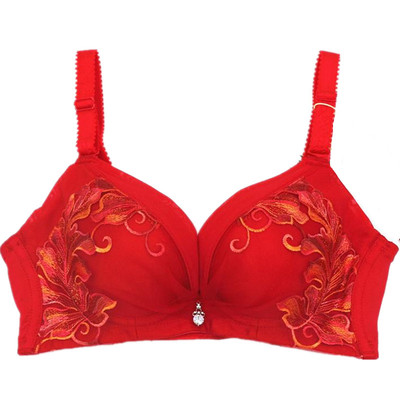 美思聚拢收副乳文胸厚膜内衣聚拢