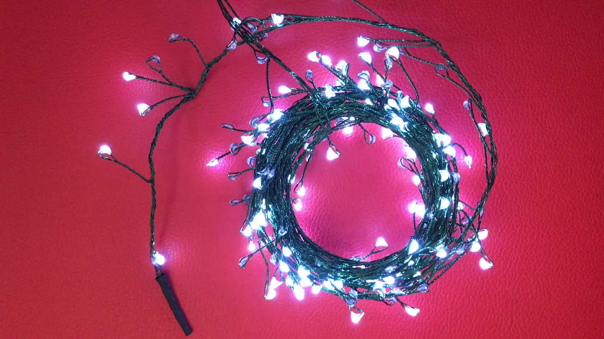 33ft Led Cluster Fairy Light Strings 12v Led Mini Copper Wire String