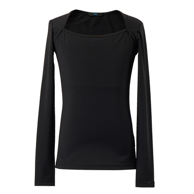 茜卡索拉丁舞练功服上衣茜卡索