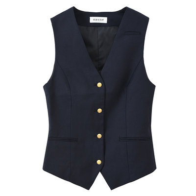 2025款铁路女士马甲藏青色女背心褂子职业装工作服23式西装路服