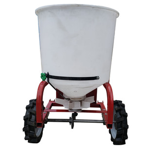 推荐新农业小型颗粒撒肥机加厚农用拖拉机后拉抛肥加厚圆桶施肥器