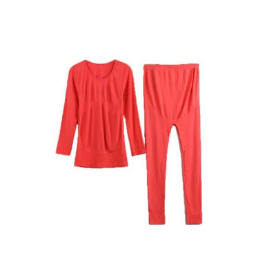 100%纯棉孕妇秋衣秋裤套装月子服