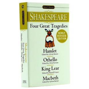 莎士比亚四大悲剧 英文原版小说 经典名著 Four Great Tragedies 含哈姆雷特 奥赛罗 李尔王 麦克白 四部悲剧