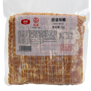 大成姐妹厨房超值培根片长约22cm宽4cm烧烤披萨/意面/早餐用1公斤