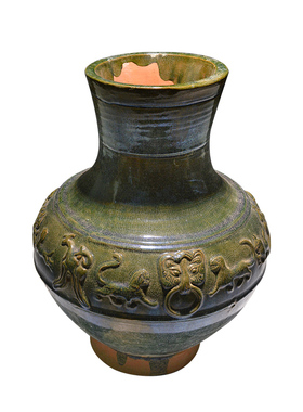 釉陶罐仿古艺术客厅装饰摆件