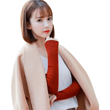 秋冬针织羊绒手臂套袖套