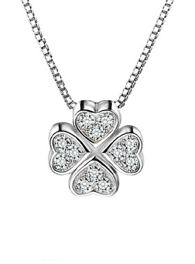 足银吊坠生日礼物首饰品送女友