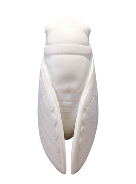 led发光陶瓷大号书房禅意风金蝉