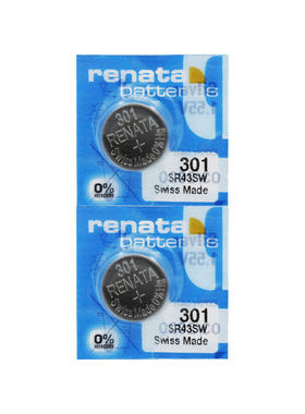 瑞士Renata纽扣301电池SR43进口