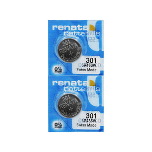 瑞士Renata纽扣电池301 SR43SW原装进口石英手表小电子386通用AG12