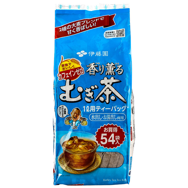 日本伊藤园浓香型大麦茶54袋入
